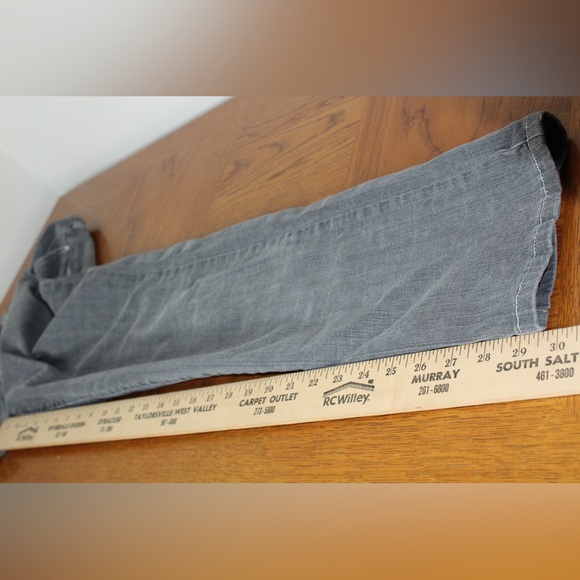 CHICOS PLATINUM Gray black wash boot cut  jeans denim pants Sz 2.5 (US 14) - Picture 6 of 9